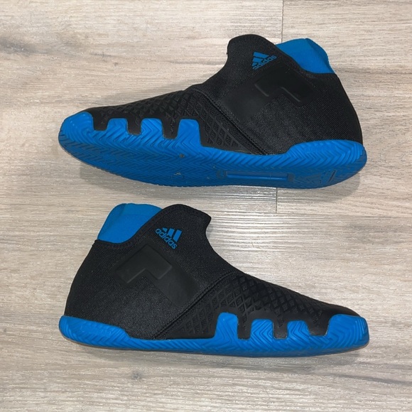 Adidas Stycon Black and Blue Women's ALL COURT TENNIS Shoes Size 8.5 - Picture 12 of 12